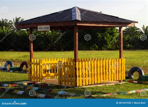 Side View of a Simple Wooden House Stock Photo - Image of recreation ...