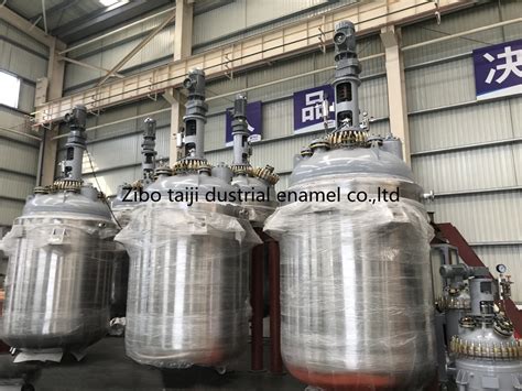 Gmp Standard Stainless Steel Covered Glass Lined Reactor For