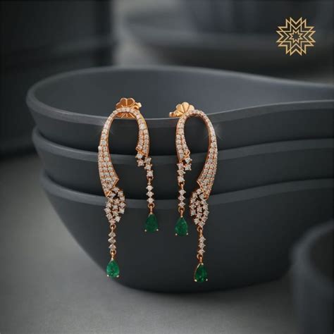 These Diamond Earrings Will Make You Shine In Every Party • South India Jewels