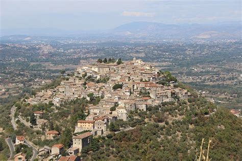 The Italian Village Of Castro Dei Volsci Frosinone In Lazio Italy E