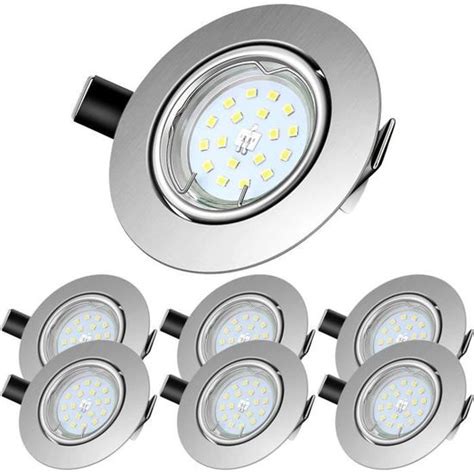 Lengjoy Led Spots Encastrables Blanc Chaud 2700k600lm Plafonnier Encastré5w Equivalente De