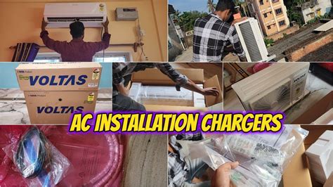 Voltas 15 Ton Ac 2023 Model 183v Vectra Platina Unboxing Installation And Installation Chargers