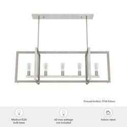 Hunter Woodburn Brushed Nickel Light Chandelier At Menards