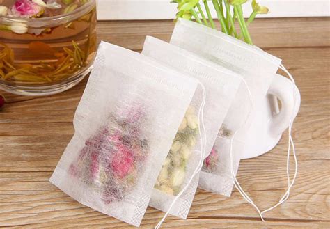 Biodegradable Custom Corn Fiber Empty Tea Bag With String