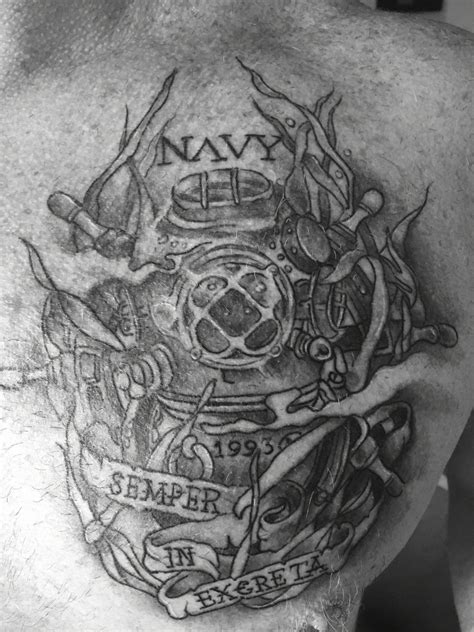 Navy Diver Tattoo