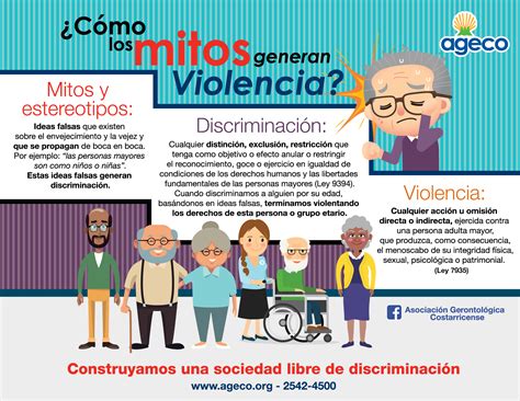 ¿cómo Los Mitos Generan Violencia Ageco Derechos Personas Mayores