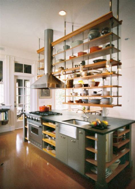 Hanging Open Shelving Kitchen Shelves Hanging Shelf Kitchen Open