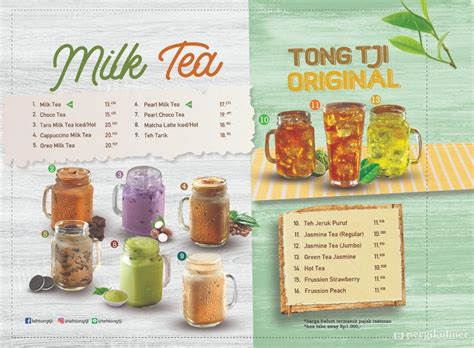 Selalu Diperbarui Menu Tong Tji Tea House Merdeka Bandung