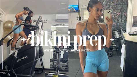 Bikini Prep Diaries Weeks Out Back Workout Posing Cardio