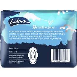 Libra Pads Extra Wings Regular Pack Woolworths