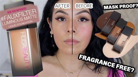 Huda Faux Filter Luminous Matte Foundation Wear Test Better Than The