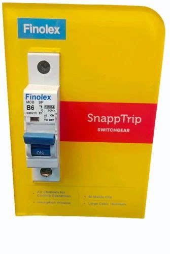 Finolex Snapptrip Switch Gears MCB At Rs 110 Finolex MCB In Kanpur