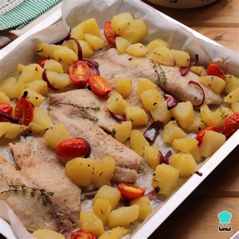 Fil De Peixe No Forno Batata Uma Delicia