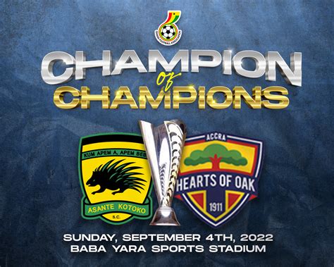 Champions Asante Kotoko Battle Hearts Of Oak In Super Cup Ghana