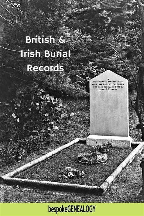 Where to find British and Irish Burial Records | Genealogy history ...