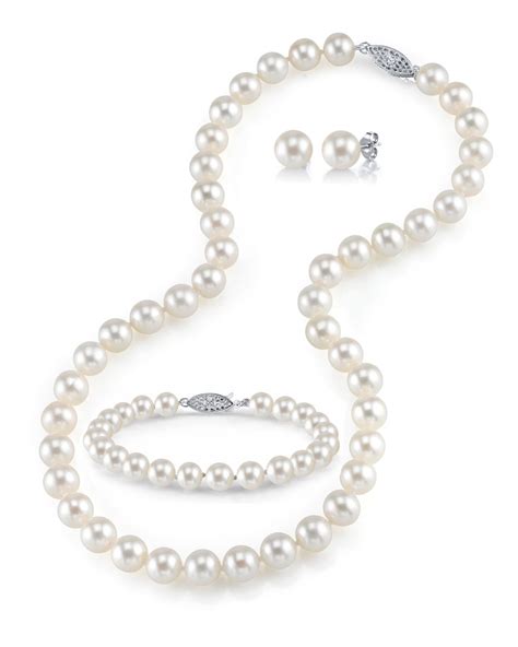 7 8mm Freshwater Pearl Set Choose Your Quality