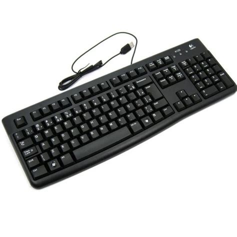 Teclado Logitech Abnt Usb K B Sico Preto Cia Da Inform Tica Os