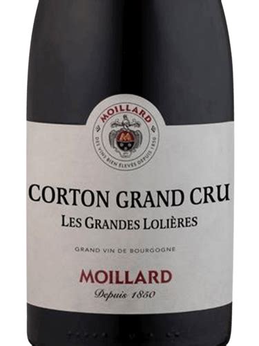 Moillard Corton Grand Cru Les Grandes Loli Res Vivino Us