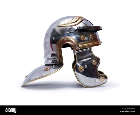 Ancient Roman Helmet Stock Photo - Alamy