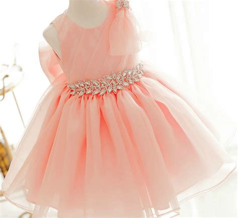 Flower Girl Dress New Orange Birthday Dress Girls Orange Dress