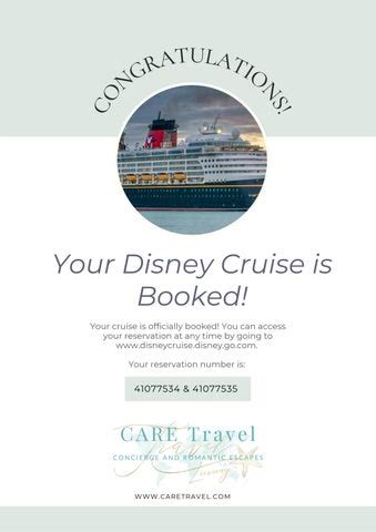 Disney Fantasy Cruise by CARETravelDocs - Issuu