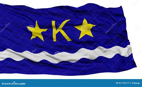 Isolated Kinshasa City Flag Stock Illustration Illustration Of