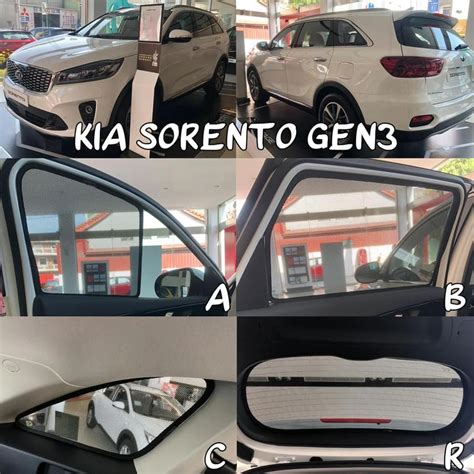 For Kia Sorento Um Magnetic Car Rear Side Baby Window