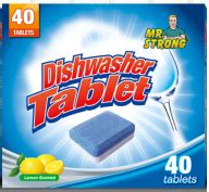 dishwashing tablets dishwasher cleaner needl  wabel