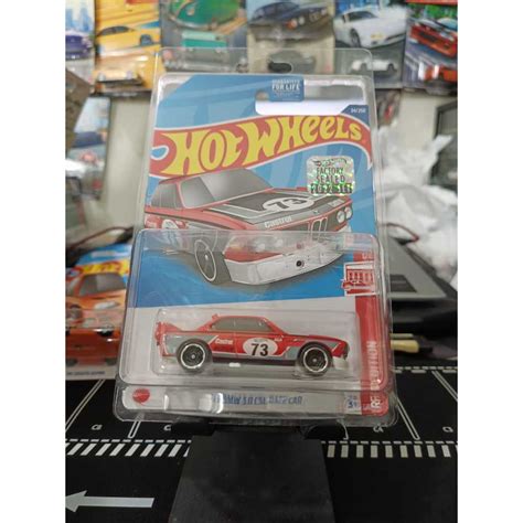 Jual Hot Wheels Bmw Csl Race Car Red Edition Factory Sealed Free Protector Shopee