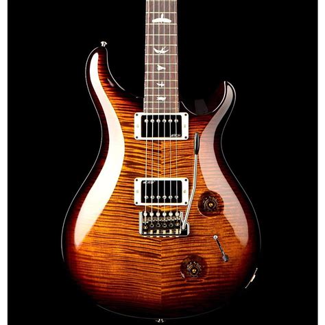 Prs Custom 22 Carved Flame Maple Top With Mahogany Back Bird Inlays B