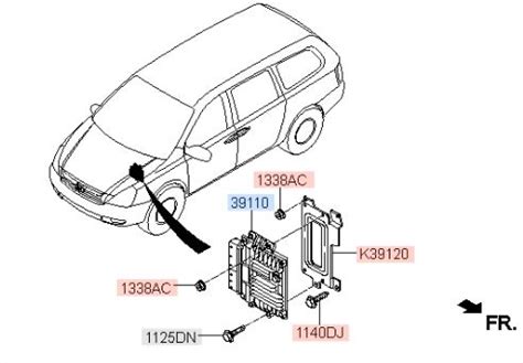 Ecu Cerebro Computador Para Kia Carnival Crdi Parte No