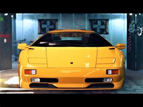 NFS Unbound Lamborghini Diablo SV 1996 Engine And Customization