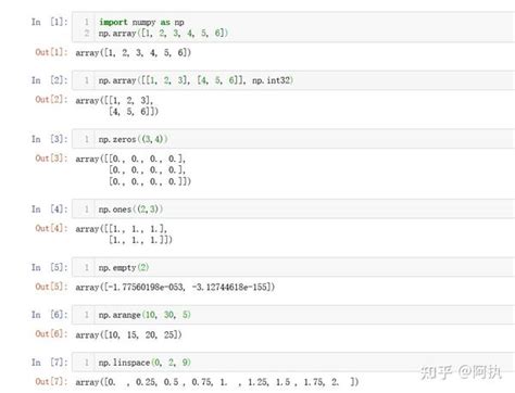 Python数据分析之numpy——【数组】 知乎