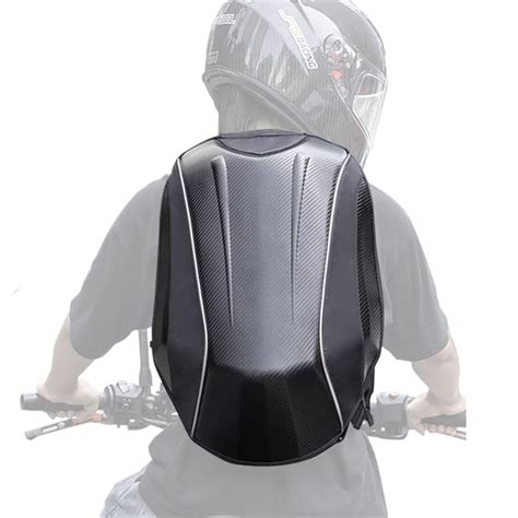 Amazon USPTO Motorcycle Hard Shell Backpack For Men Waterproof