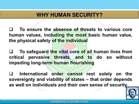 Human Security In Security Studies