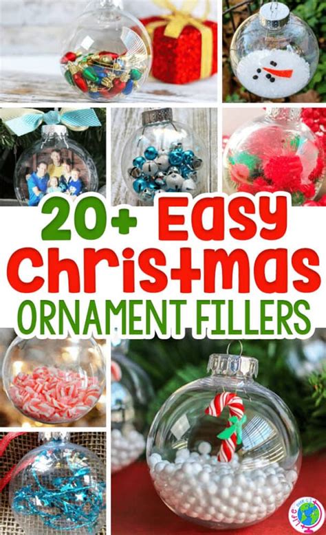 Clear Christmas Ornaments Craft Ideas