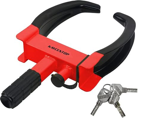 Amazon KAYCENTOP Wheel Clamp Lock Tire Lock Anti Theft Lock Fit