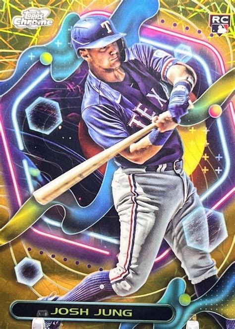 Josh Jung Topps Cosmic Chrome Gold Interstellar Refractor