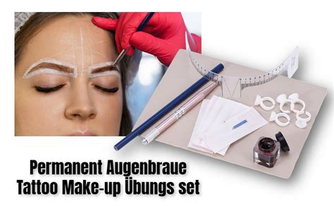 Tattoo Set Permanent Augenbraue Tattoo Make Up Bungsset Micro Nadel