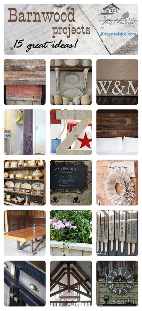 15 Fun Diy Barnwood Projects Thistlewood Farms