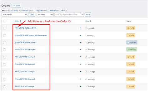 How To Add Woocommerce Order Numbers With Date Prefix Tyche Softwares