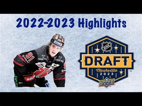 Nhl Draft Leo Carlsson Highlights Youtube