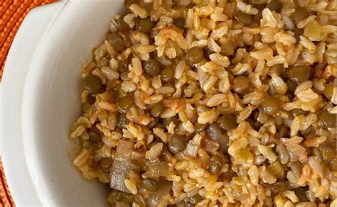 Arroz integral páprica e lentilha Receiteria