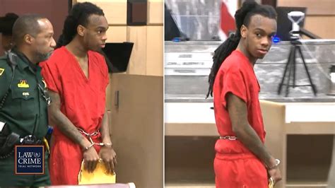 Ynw Melly Appears In Court Handcuffed For Hearing Ahead Of Double