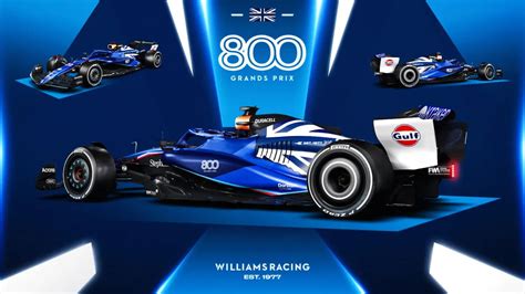 Williams F1 Team Celebrates 800-Race Milestone With a Unique Livery ...