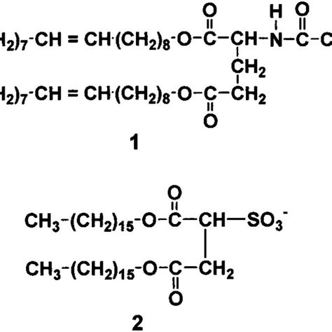 Chemical Structure Of Sulfonate Amphiphiles Download Scientific Diagram