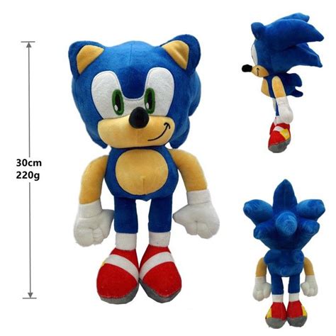 33cm Sonic The Hedgehog Sonic Poupée En Peluche Jouets En Peluche