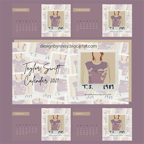 Taylor Swift Calendar | Taylor swift, Digital calendar, Swift