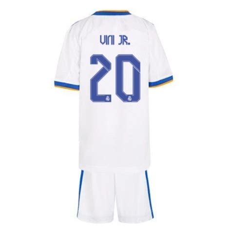 Echipament Fotbal Real Madrid Vinicius Junior 20 Tricou Acasa 2021