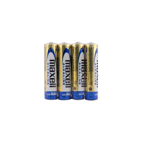 Maxell Alkaline Batteries Lr Aaa Shrink Pk